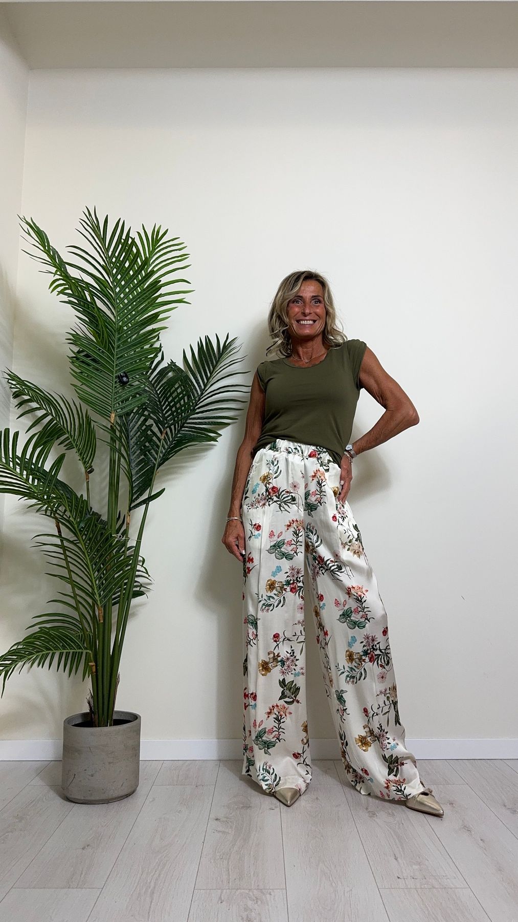 Pantaloni Vicolo Negozio Abbigliamento Vicolo Pantalone Palazzo TD0074