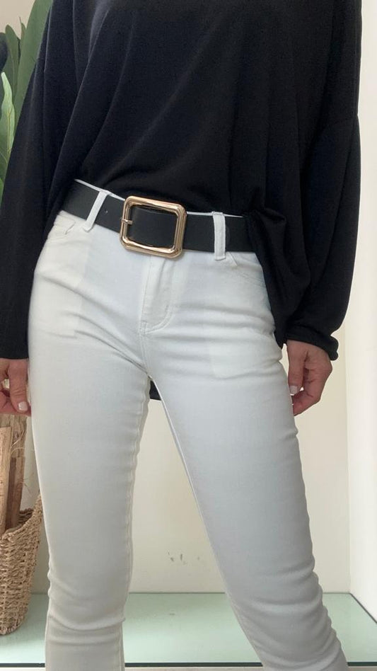 DAFNE - CT3465P8 - CINTURA ALTA ELASTICIZZATA