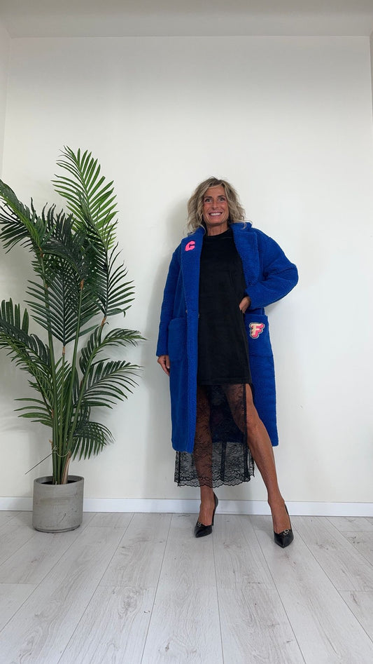 CELLOFUN - 2438CP - CAPPOTTO ORSETTO IMBOTTITO CON PATCH