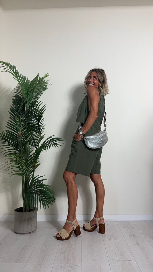 LALTERNATIVASTYLE - 2394826P23 - MARSUPIO PELLE CON DOPPIA TRACOLLA