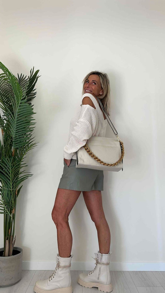 LALTERNATIVASTYLE - 4694868P46 - BORSA  TRACOLLA CON ACCESSORIO MAXI CATENA