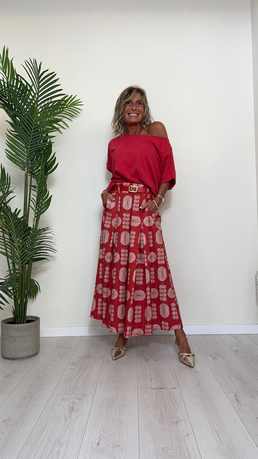 DAFNE - T246P13 - T-SHIRT COTONE OVER