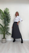 SUSYMIX - R748NY - CAMICIA COTONE BOTTONE GIOIELLO