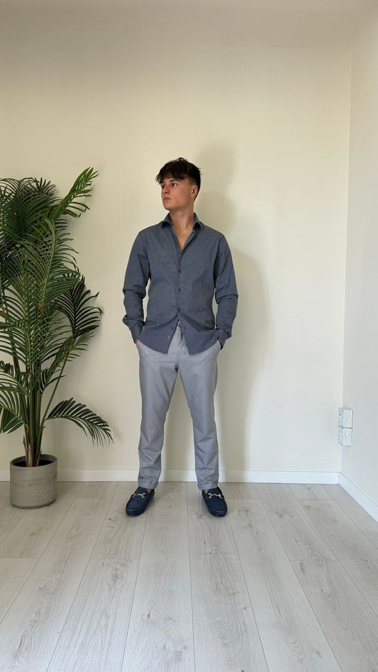 IMPERIAL - PWB0HBG - PANTALONE POLIVISCOSA ORLO RISVOLTATO