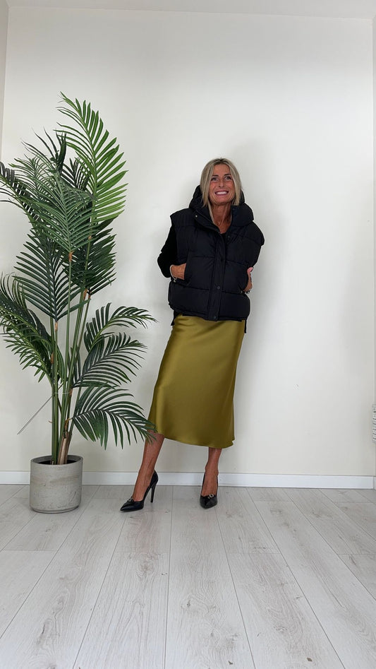 PLEASE - L64048981D - GILET IMBOTTITO (OVATTA) CON CAPPUCCIO