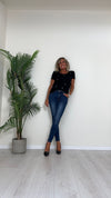 SUSYMIX - SBIO02 - T-SHIRT CON SPILLE STRASS DIVERSE