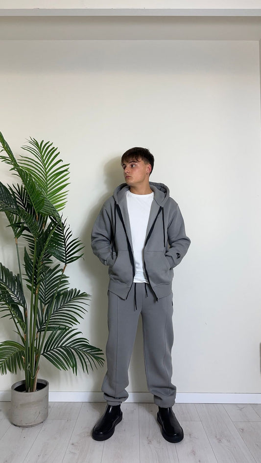 IMPERIAL - P8588P001 - PANTALONE JOGGER IN COTONE CON NERVATURA CENTRALE