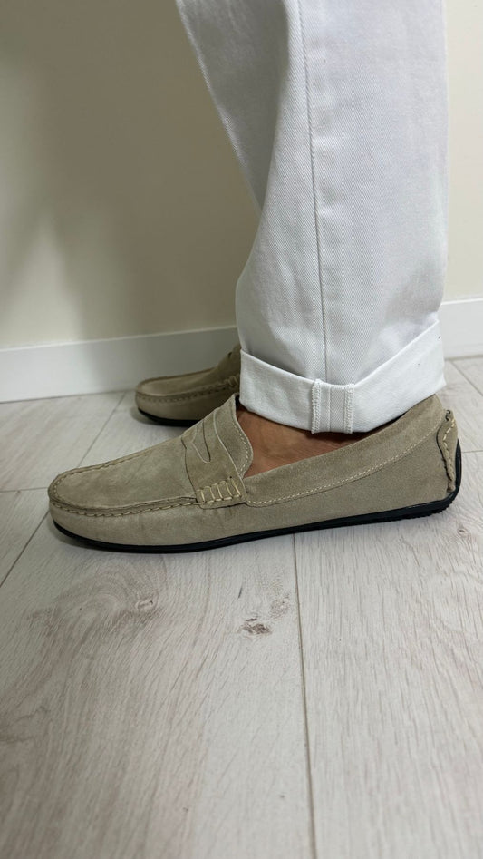 DIVINE FOLLIE - MOC-UP35 - MOCASSINO CAMOSCIO FONDO GOMMA