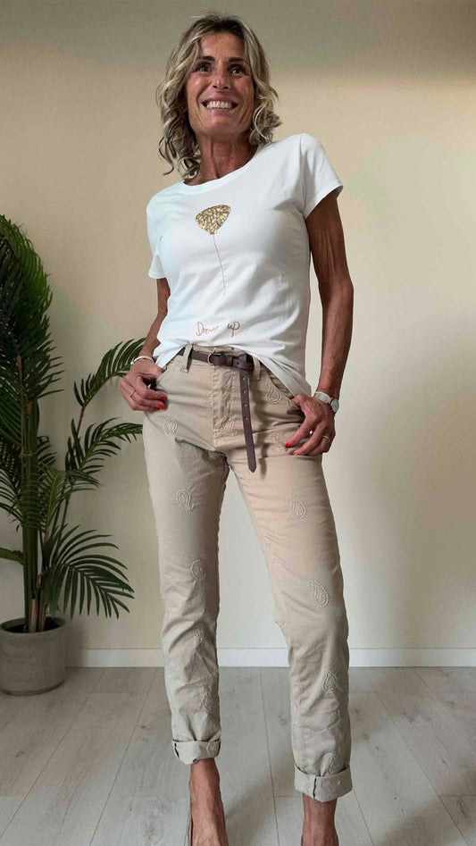 TWEED - FM03014P14 - T-SHIRT 100%COTONE PALLONCINO MICRO PAILLETTES