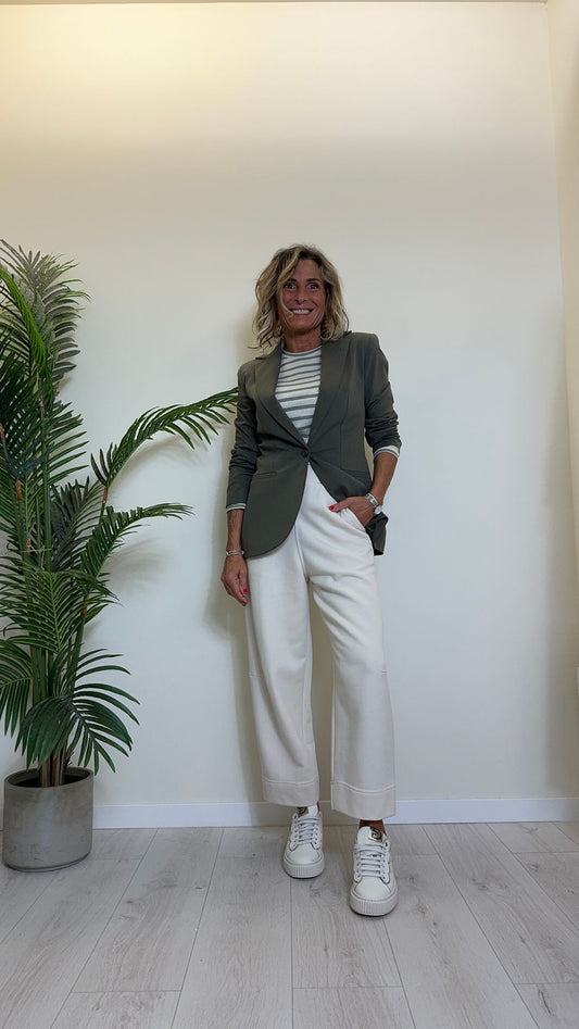 IMPERIAL - P4V5HGS - PANTALONE FELPA GARZATA, CARROT FIT