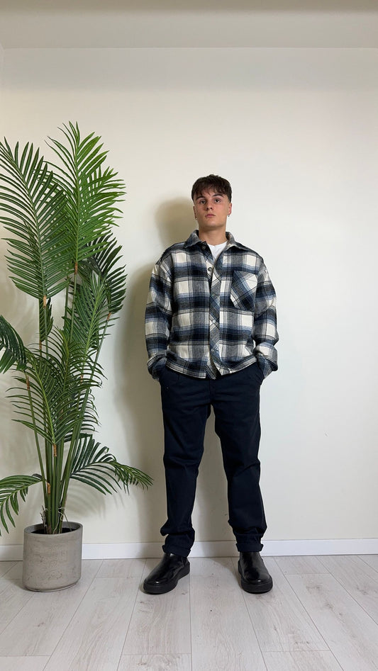 IMPERIAL - C860110899 - CAMICIA SHACKET IN FLANELLA CHECK