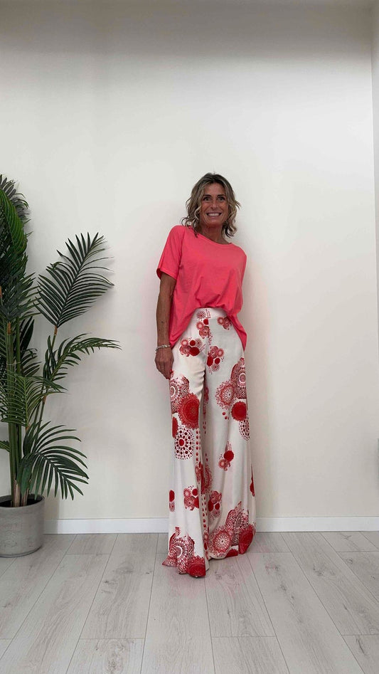 TWEED - F1952214P14 - T-SHIRT 100%COTONE, PARICOLLO, FIT OVER, STONDATA