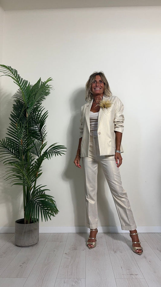 LALTERNATIVASTYLE - 1241-2 - SPILLA FIORE CON PIUMETTE