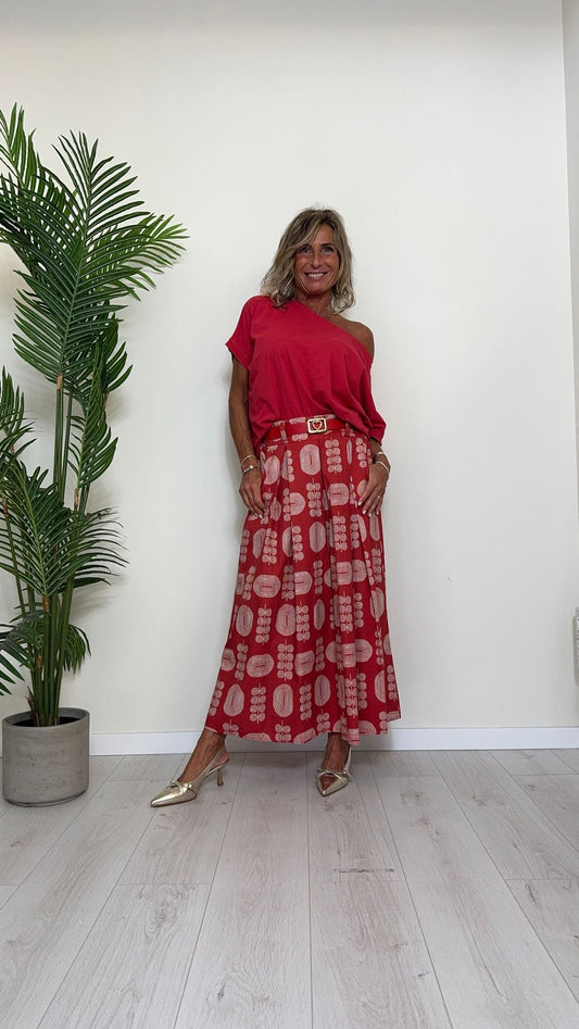 DAFNE - T246P13 - T-SHIRT COTONE OVER