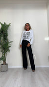 DAFNE - 755P14 - T-SHIRT COTONE CON STAMPE, REGURAR FIT