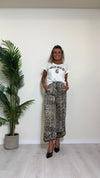 VICOLO - RB0621 - T-SHIRT COTONE STAMPA "VICOLO 06" SNAKE