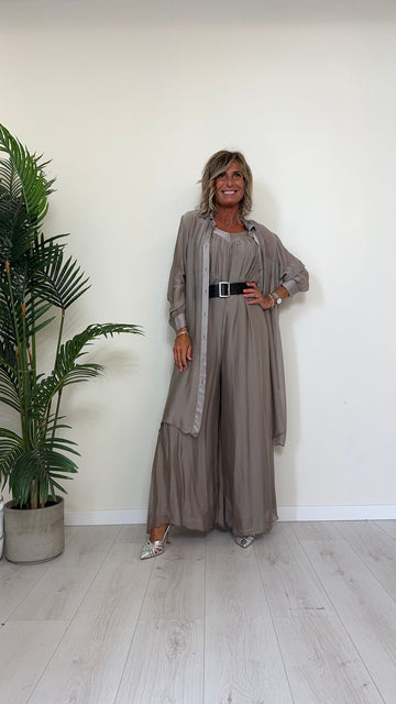 TENSIONE IN - 1665 - CINTURA PELLE ELASTICA FIBBIA RETTANGOLARE H 5 CM