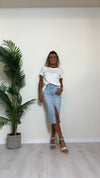 VICOLO - RB0544 - T-SHIRT COTONE VICOLO PERLE