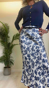 SUSYMIX - 24165F1 - GONNA 100%VISCOSA TAGLIO SBIECO FANTASIA FIORI