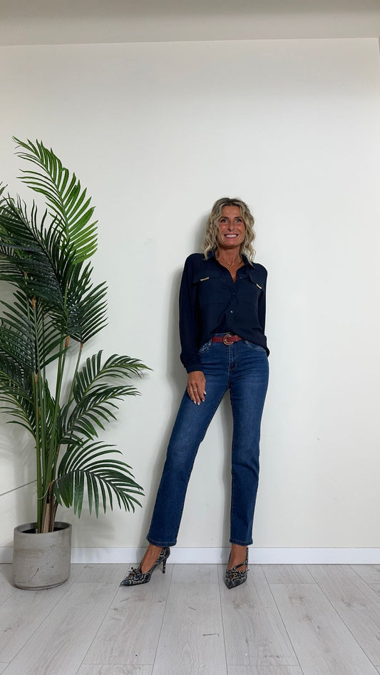 DAFNE - LD636P8 - CINTURA SIMILPELLE ELASTICIZZATA CON PASSANTE FIOCCO METAL