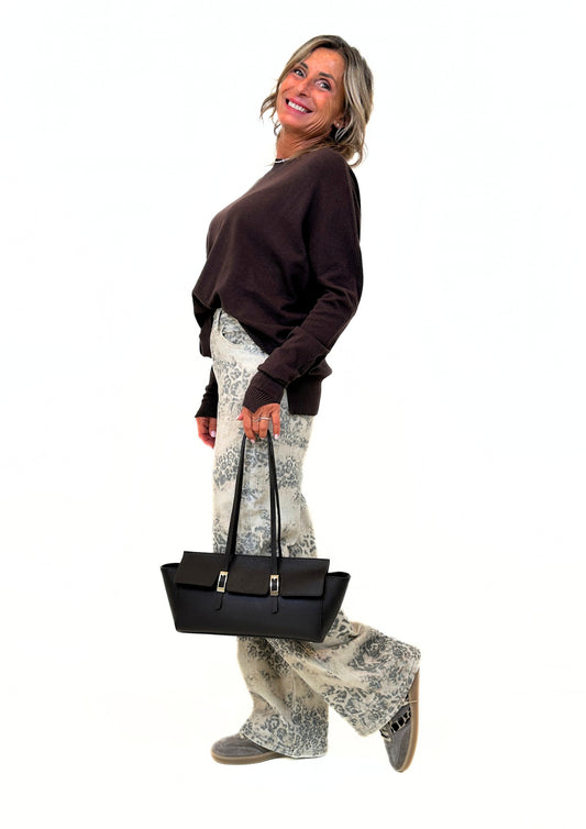 Mirale - Jeans Animalier Palazzo
