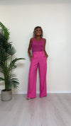 VICOLO - UB0009 - CANOTTA/TOP COSTINE CON LUREX