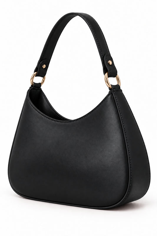 Memo - Borsa in Pelle Liscia Mezzaluna
