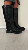 SUSYMIX - 507 - STIVALE CON GHETTA STACCABILE IN SIMIL PELLE