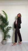 DAFNE - 3304P26 - PANTALONE A SIGARETTA IN TESSUTO TECNICO STRETCH, SOFT TOUCH,TASCHE A FILO