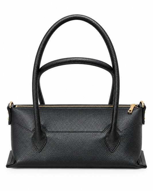 Horizon - Borsa a Mano in Pelle Bottalata