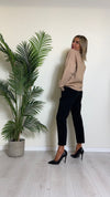 DAFNE - 894.822663P29 - PANTALONE TRAMATURA NIDO D'APE, SLOUCY SLIM