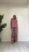 DAFNE - 411P19 - TOP LUREX IN VISCOSA MANICA ROUCHES
