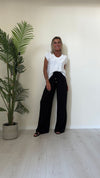 VENTISEI - 21.1871P19 - BLUSA VISCOSA 100% DOPPIO SCOLLO A V STONDATO