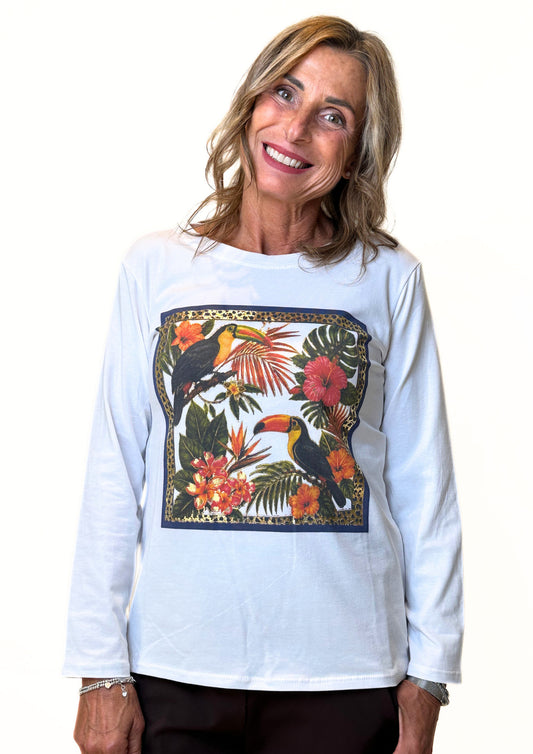 Tucan - Long Sleeve Stampa Tucani