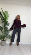 D'ELLE - AP23231 - CARDIGAN COSTINE VISCOSA, 1 BOTTONE, MANICA COROLLA
