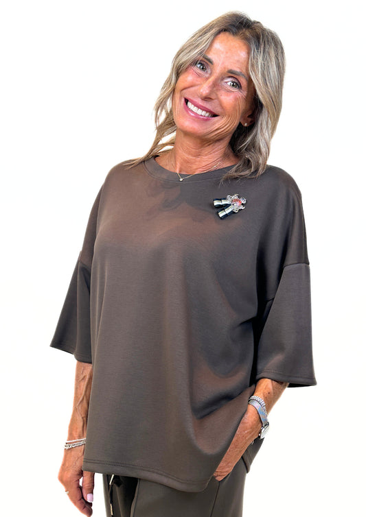 Roi - Blusa Spilla Military
