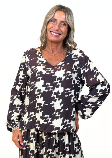 Allèe - Blusa Fantasia Astratta