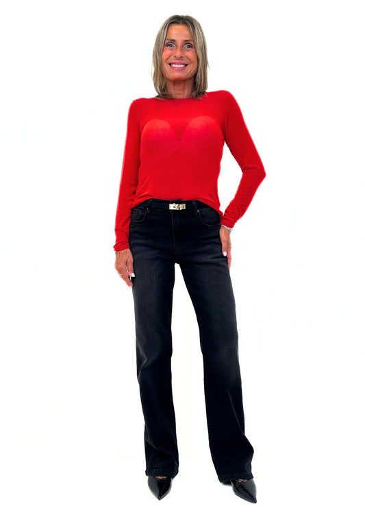 Ombre - Jeans Denim Black Washed
