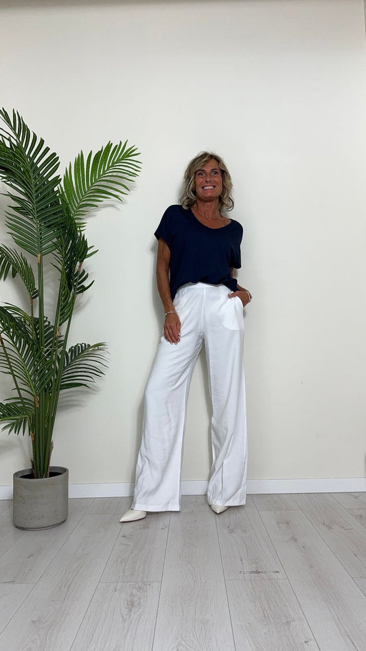 TWEED - J1008P15 - T-SHIRT OVER VISCOSA(95%) SCOLLO V STONDATO