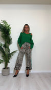 SUSYMIX - M76049 - MAGLIA COTONE APERTURA SPALLE E MANICA PIZZO
