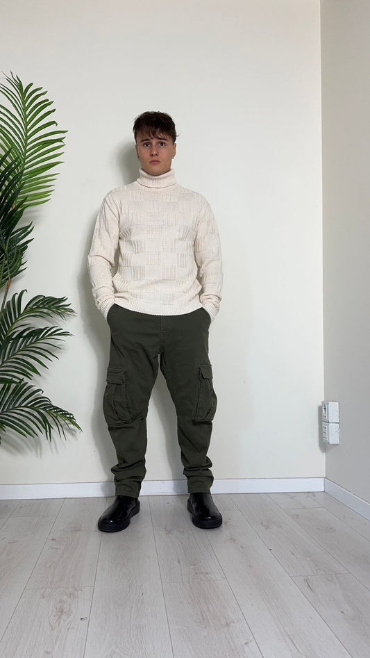 IMPERIAL - P8379ROCK - PANTALONE CARGO COTONE MANO PESCA