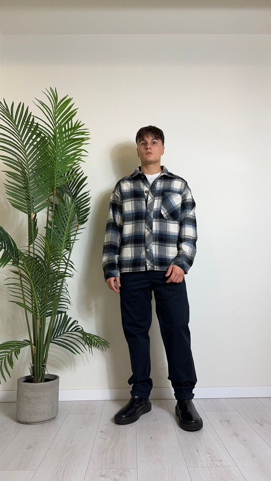 IMPERIAL - C860110899 - CAMICIA SHACKET IN FLANELLA CHECK