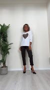 DAFNE - 755P14 - T-SHIRT COTONE CON STAMPE, REGURAR FIT