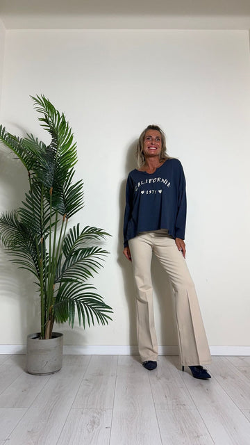 TWEED - C989916P16 - T-SHIRT 100%COTONE TINTO CAPO, STAMPA "CALIFORNIA 1979" FIT AMPIO