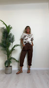 DAFNE - 447812P25 - BLUSA 100%VISCOSA FANTASIA CON BOTTONI RETRO