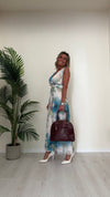 ANTONELLO SERIO - 32A56467SS24 - BAULETTO STONDATO, MULTIZIP, SIMIL PELLE EFFETTO SNAKE