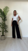 VENTISEI - 21.1871P19 - BLUSA VISCOSA 100% DOPPIO SCOLLO A V STONDATO