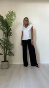 VENTISEI - 21.1871P19 - BLUSA VISCOSA 100% DOPPIO SCOLLO A V STONDATO