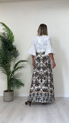 DAFNE - 1878SS24P16 - CAMICIA ANNODATA CROPPED MANICA COROLLA