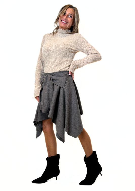 Gonna Flanella Maniche Camicia